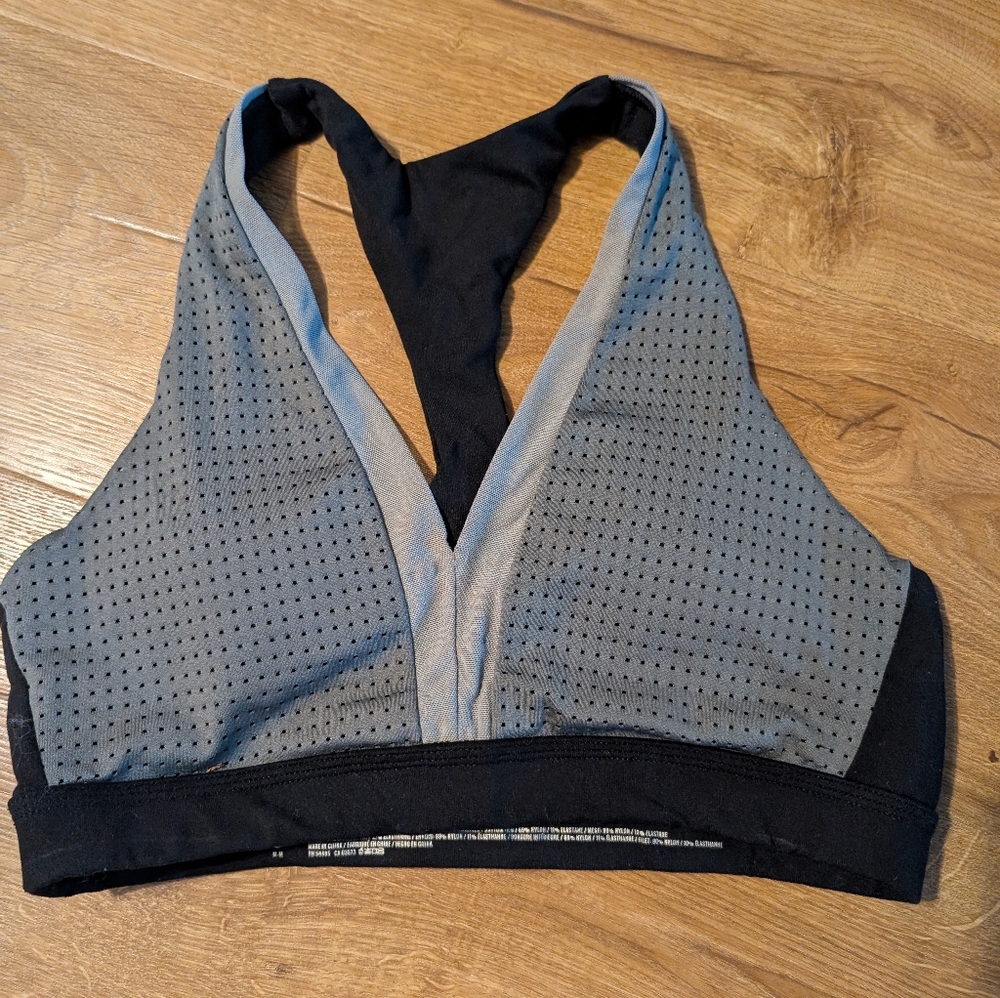 Aerie Black and Gray Women's Sports Bra